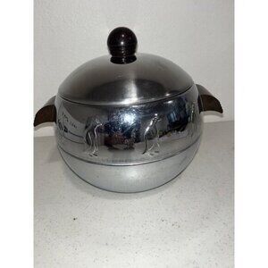 Vintage West Bend Penguin Hot Cold Server Ice Bucket Chrome Mid Century …